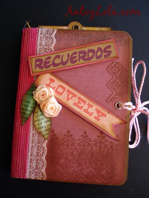 Mini album de recuerdos lovely