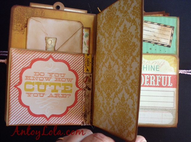 Mini album de recuerdos lovely