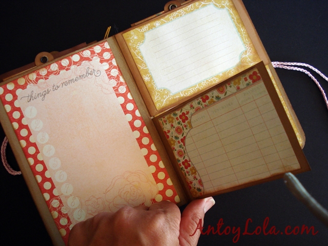 Mini album de recuerdos lovely